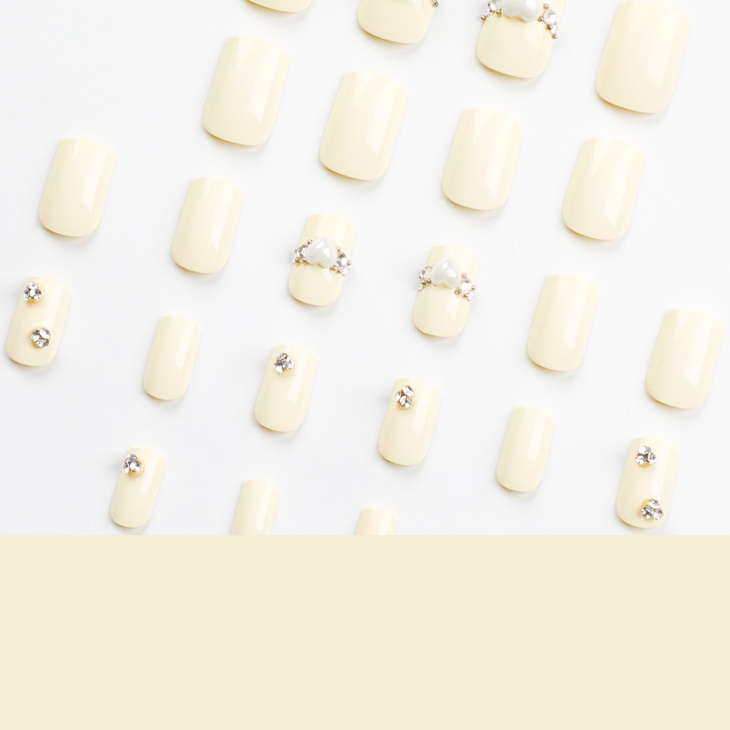 Yellow White Solid Color