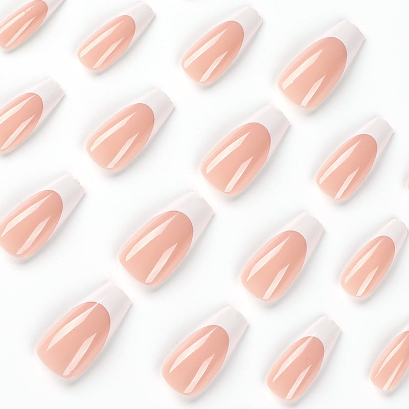 Classic Frenchie White Tip Nails