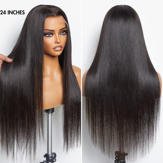 13x4 HD Lace Frontal Wig Straight– 100% Virgin Human Hair, Free Shipping