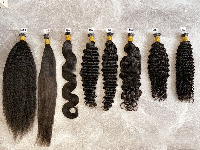 I-Tip Hair Extensions – 100% Virgin Human Hair Microlinks | Soft, Silky & Long-lasting | Free Shipping