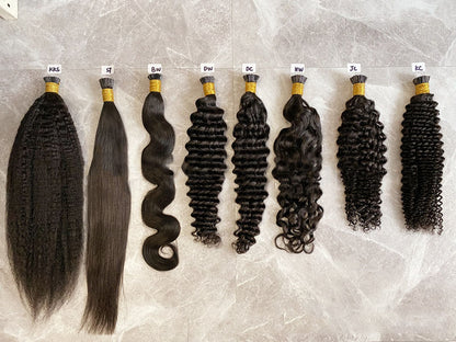 I-Tip Hair Extensions – 100% Virgin Human Hair Microlinks | Soft, Silky & Long-lasting | Free Shipping