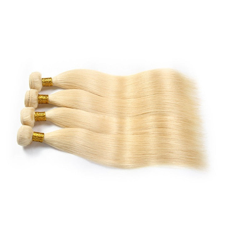 Premium Blonde Bundles Deal Free Shipping 100% Virgin Human Hair