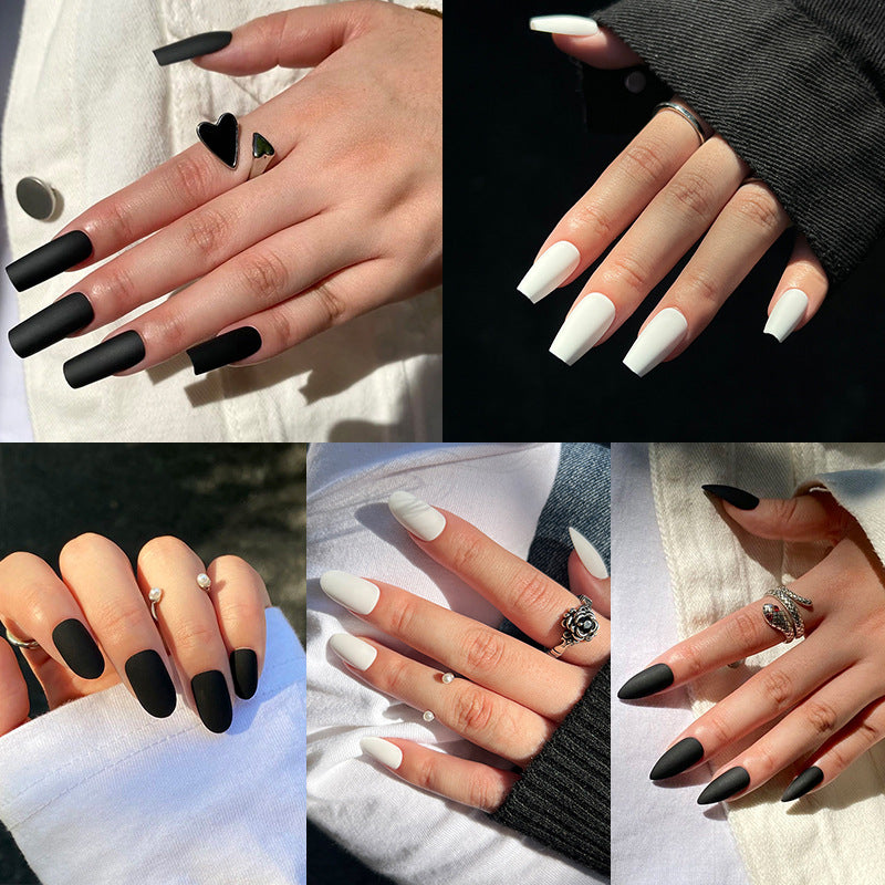 Matte Solid Color Collection（5 Sets Nails Deal)