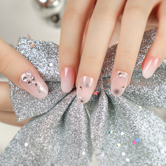 Snowflake Pink Christmas