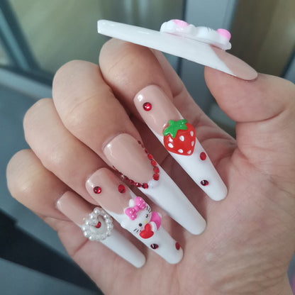 KT Mini Cat Handmade Nails