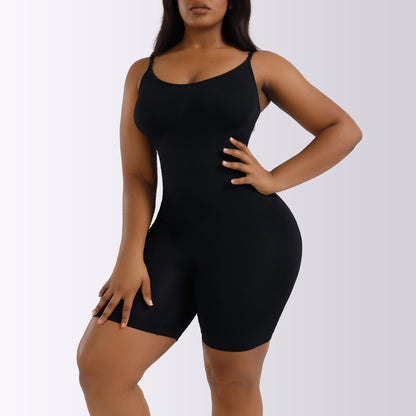 ShaperWave Essentials All Day Every Day Scoop Neck Mid-Thigh Bodysuit