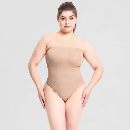 ShaperWave Detachable strap strapless Shapewear jumpsuit