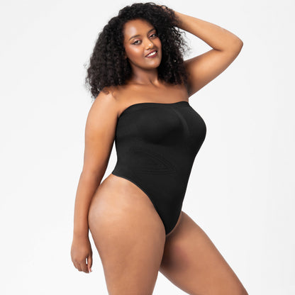 ShaperWave Detachable strap strapless Shapewear jumpsuit