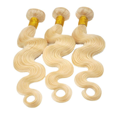 Premium Blonde Bundles Deal Free Shipping 100% Virgin Human Hair