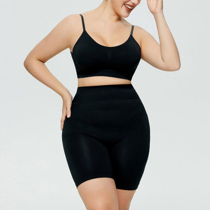 ShaperWave Daily Comfort Wireless Shaper Bra and High-Waisted Shaper Shorts Set