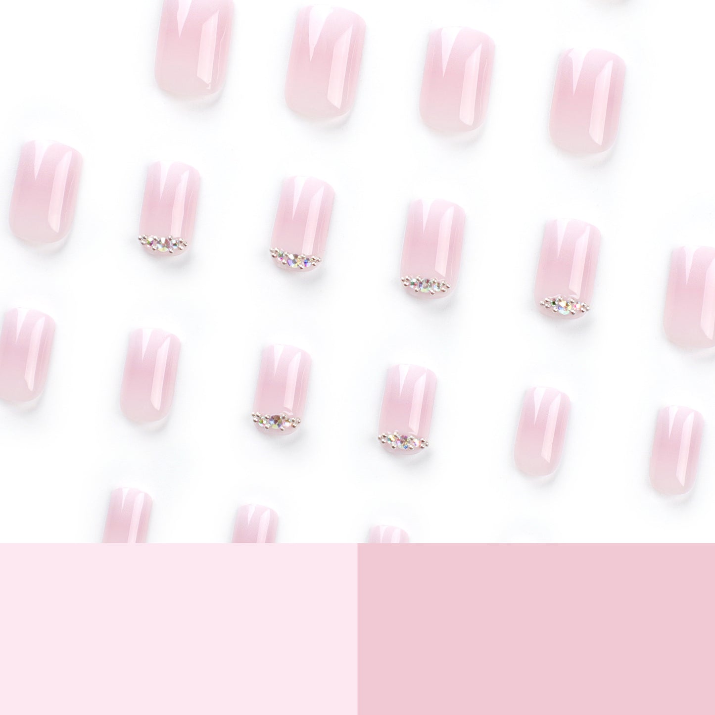 Pink and white gradient