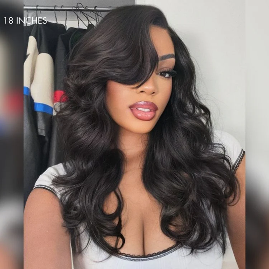 5x5 HD Lace Closure Wig Body Wave – 100% Virgin Human Hair, Free Shipping