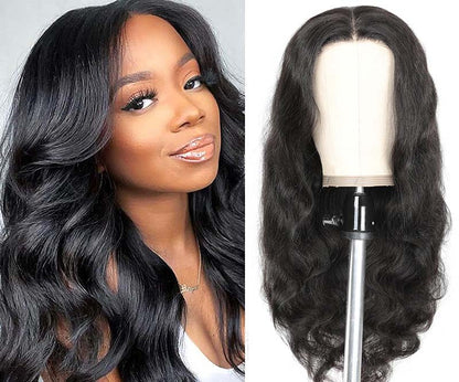 Glueless Wigs 5x5 HD Lace Closure Human Hair Body Wave Wig Indian Hair Free Shipping