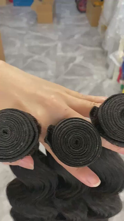 Brazilian Virgin Hair 3 Bundles Deal – 100% Human Hair, Free Shipping