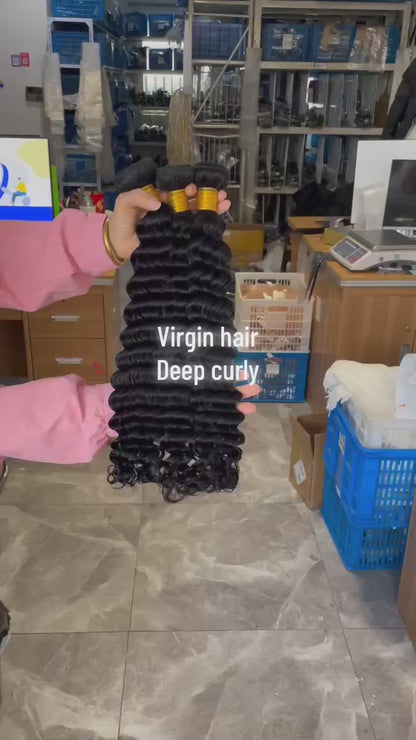 Peruvian Virgin Hair 3 Bundles Deal – 100% Human Hair, Free Shipping