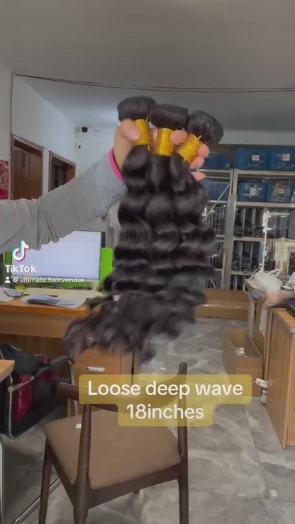 Peruvian Virgin Hair 3 Bundles Deal – 100% Human Hair, Free Shipping