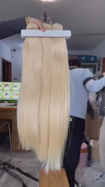 Premium Blonde Double Drawn Raw Hair Bundles | Free Worldwide Shipping