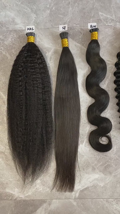 I-Tip Hair Extensions – 100% Virgin Human Hair Microlinks | Soft, Silky & Long-lasting | Free Shipping